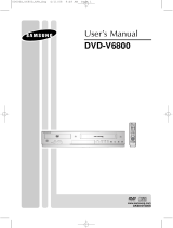 Samsung DVD-V6800 Manuel utilisateur