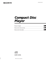 Sony CDP-CX55 Le manuel du propriétaire