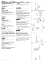 Sony HT-SF1000 Guide d'installation