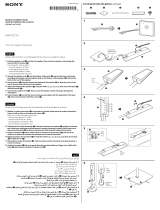 Sony DAV-TZ715 Guide d'installation