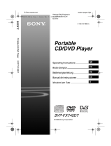 Sony DVP-FX740DT Le manuel du propriétaire