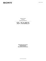 Sony SS-NA8ES Le manuel du propriétaire
