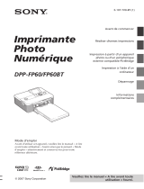 Sony DPP-FP60 Mode d'emploi