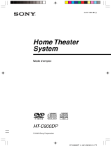 Sony HT-C800DP Le manuel du propriétaire