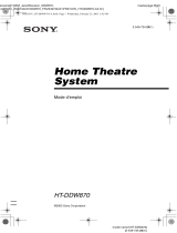 Sony HT-DDW870 Mode d'emploi