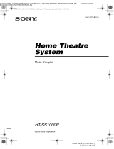 Sony HT-SS1000P Mode d'emploi
