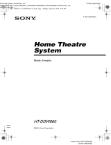 Sony HT-DDW860 Mode d'emploi