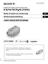 Sony HDR-SR8E Le manuel du propriétaire