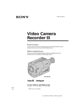 Sony CCD-TRV21E Le manuel du propriétaire