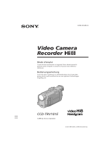 Sony CCD-TRV101E Le manuel du propriétaire