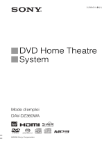 Sony DAV-DZ360WA Le manuel du propriétaire