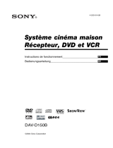 Sony DAV-D150B Le manuel du propriétaire