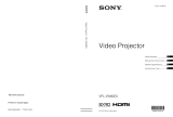 Sony VPL-VW90ES Le manuel du propriétaire