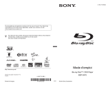 Sony BDP-S470 Le manuel du propriétaire