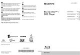 Sony BDPA6000 Le manuel du propriétaire