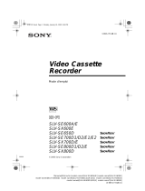Sony SLV-SX600E Mode d'emploi