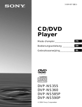 Sony DVP-NS590P Le manuel du propriétaire