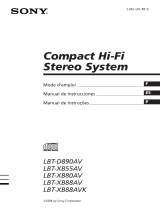 Sony LBT-XB88AVK Mode d'emploi