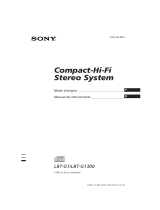 Sony LBT-G1300 Mode d'emploi