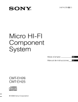 Sony CMT-EH26 Mode d'emploi