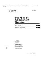 Sony CMT-EP313 Mode d'emploi