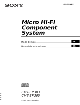 Sony CMT-EP305 Mode d'emploi