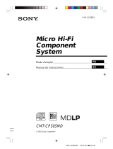 Sony CMT-CP505MD Mode d'emploi