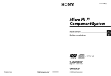 Sony CMT-DH30 Le manuel du propriétaire