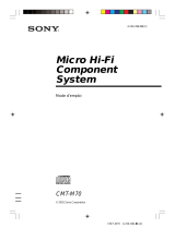 Sony CMT-M70 Mode d'emploi