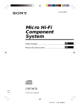 Sony CMT-M70 Mode d'emploi