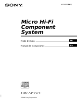Sony CMT-SP55TC Mode d'emploi