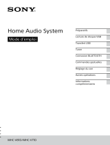 Sony MHC-V81D Mode d'emploi