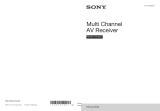 Sony STR-DA3700ES Mode d'emploi
