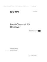 Sony STR-DN2010 Le manuel du propriétaire