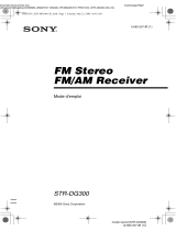 Sony STR-DG300 Mode d'emploi
