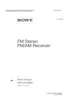 Sony STR-DA1500ES Mode d'emploi
