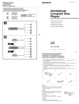 Sony CDX-4170R Guide d'installation