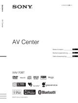 Sony XAV-70BT Le manuel du propriétaire