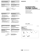 Sony CDX-434RF Guide d'installation