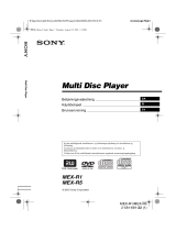 Sony MEX-R5 Le manuel du propriétaire