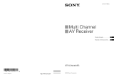 Sony STR-DA6400ES Mode d'emploi