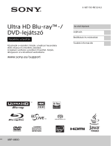 Sony UBP-X800 Mode d'emploi
