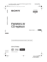 Sony CDX-GT540UI Mode d'emploi