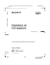 Sony CDX-GT550UI Mode d'emploi
