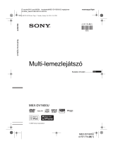 Sony MEX-DV1600U Mode d'emploi