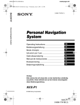 Sony NVX-P1 Mode d'emploi