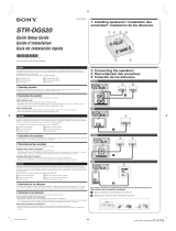 Sony STR-DG520 Guide d'installation