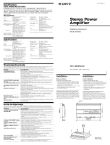 Sony XM-405EQX2 Mode d'emploi