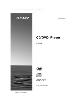 Sony DVP-F21 Manuel utilisateur