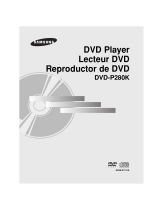Samsung DVD-P280K Manuel utilisateur